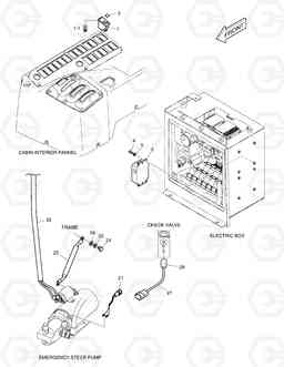 5110 EMERGENCY STEERING - ELECTRIC DL350, Doosan