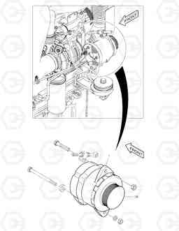 5150 ALTERNATOR - 80A DL350, Doosan