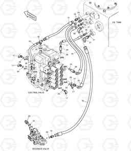 1350 PILOT PIPING(5) DX225LC, Doosan