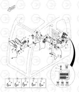 1690 ELECTRIC PARTS - CABIN DX225LC, Doosan