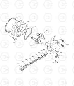 4120 GEAR PUMP DX225LC, Doosan