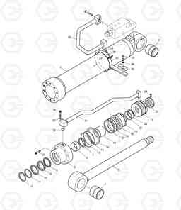 4310 BOOM CYLINDER - L.H (LOCK VALVE) DX225LC, Doosan