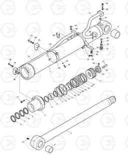 4350 ARM CYLINDER - ARTI. BOOM(ARM 2m) DX225LC, Doosan