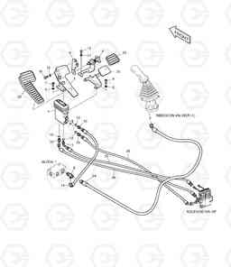 6170 PILOT PIPING - TWO WAY(2) DX225LC, Doosan