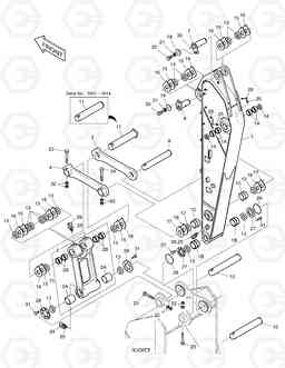 6640 ARM - 2.4m DX225LC, Doosan