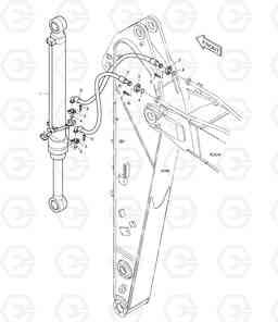 6650 ARM PIPING - ARM 2.4m DX225LC, Doosan