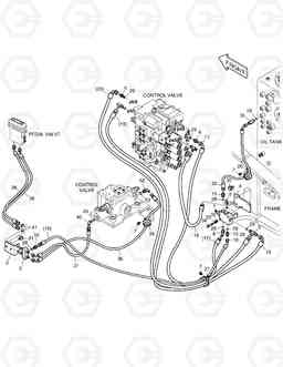 7190 PILOT PIPING(1) - ARTI.BOOM DX225LC, Doosan