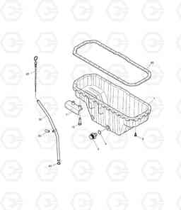 011 OIL PAN DX220LC, Doosan