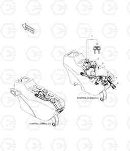 1710 ELECTRIC PARTS - CONTROL STAND DX220LC, Doosan