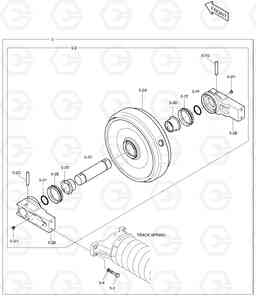 2120 IDLER DX220LC, Doosan