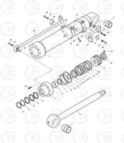 4290 BUCKET CYLINDER - ARM 3.5m DX220LC, Doosan