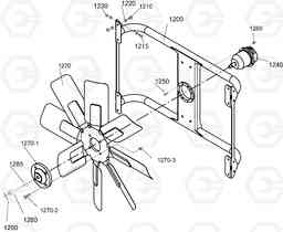 G040-10 FAN BEAM ASS'Y MT26-31 SERIES III, Doosan