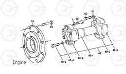 G120-4 CARDAN SHAFT  ENGINE-TRANSMISSION MT26-31 SERIES III, Doosan