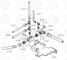 G190-40 RETURN LINE MANIFOLD MT26-31 SERIES III, Doosan