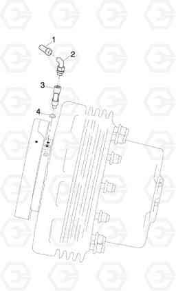 G190-54 BRAKE SYSTEM  FRONT AXLE MT26-31 SERIES III, Doosan