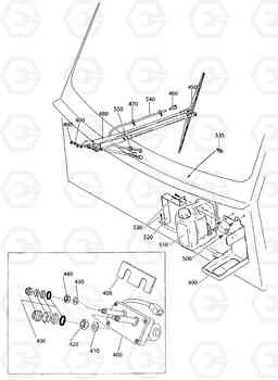 G310-8 WINDSHIELD WIPER MT26-31 SERIES III, Doosan