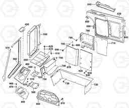 G350-6 PANELS IN CABIN MT26-31 SERIES III, Doosan