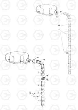 G010-26 CRANKCASE VENTILATION MT36-41, Doosan