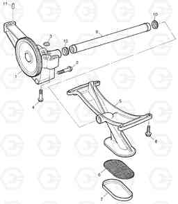 G010-44 OIL PUMP MT36-41, Doosan