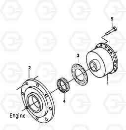 G120-4 COUPLING  ENGINE-TRANSM. MT36-41, Doosan