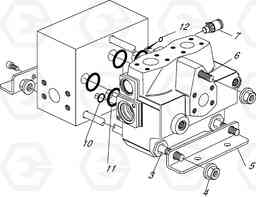 G190-74 TILTING VALVE MT36-41, Doosan