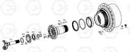 G250-12 HUB  WET BRAKE MT36-41, Doosan