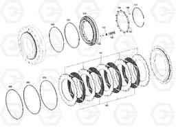 G250-14 HUB  WET BRAKE MT36-41, Doosan