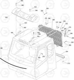 G310-4 CAB  EQUIPMENT OUTSIDE MT36-41, Doosan