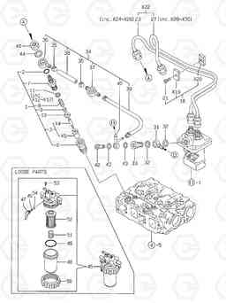 220 FUEL INJECTION NOZZLE SOLAR 010, Doosan