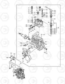 021 FUEL INJECTION PUMP E55W, Doosan