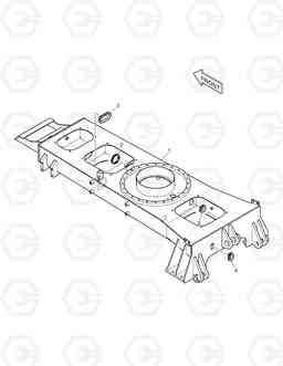 2100 CHASSIS FRAME E55W, Doosan