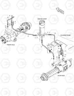 2190 BRAKE PIPING E55W, Doosan