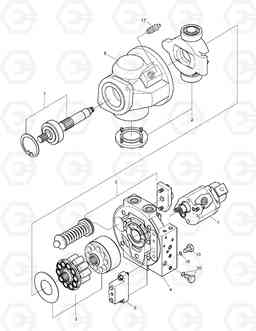 4100 MAIN PUMP E55W, Doosan