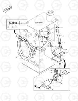 6100 FUEL FILLER PUMP E55W, Doosan