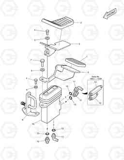 6230 PILOT PIPING(1) - TILTING E55W, Doosan