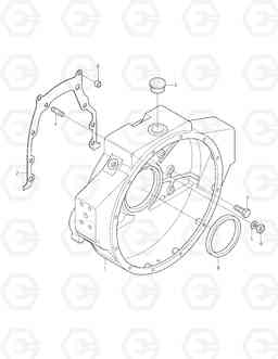 013 FLYWHEEL HOUSING SOLAR 250LC-V, Doosan