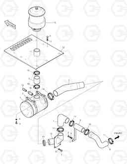 1150 AIR CLEANER ASS'Y SOLAR 250LC-V, Doosan