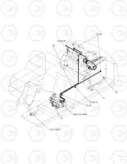 1730 HEATER PIPING SOLAR 250LC-V, Doosan