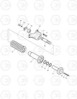 2130 TRACK SPRING SOLAR 250LC-V, Doosan