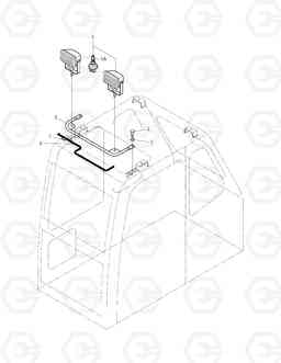 6110 CABIN LAMP ASS'Y SOLAR 250LC-V, Doosan