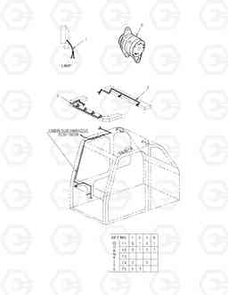 6125 CABIN LAMP ASS'Y-ED(2) SOLAR 250LC-V, Doosan