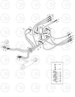 2180 TRACK PIPING SOLAR 75-V, Doosan