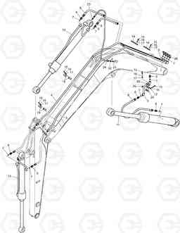 3130 FRONT PIPING SOLAR 75-V, Doosan