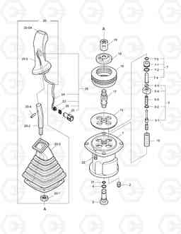 4291 REMOTE CONTROL VALVE SOLAR 75-V, Doosan