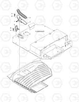 6300 PEDAL ASS'Y-TWO WAY SOLAR 75-V, Doosan