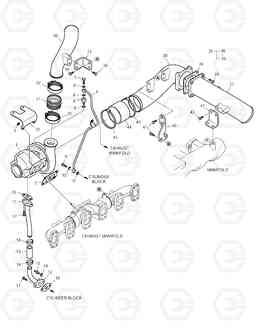 027 TURBO CHARGER DX140LC, Doosan