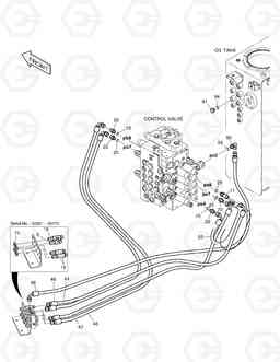 1330 PILOT PIPING (4) DX140LC, Doosan