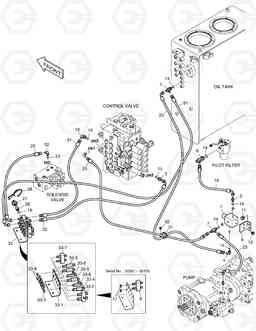 1810 PILOT PIPING - ONE WAY DX140LC, Doosan