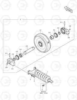 2120 IDLER DX140LC, Doosan