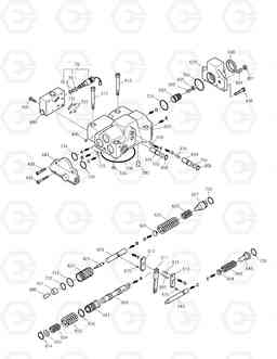 4120 REGULATOR-REAR DX140LC, Doosan